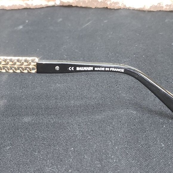 Authentic Balmain BL2061 01 Vintage Sunglasses BLK/GLD main image 10
